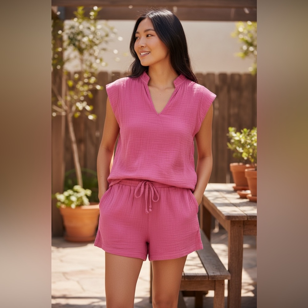 2.NWT C by one pink matching sets